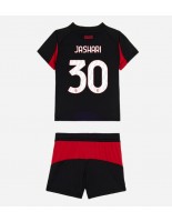 Otroške Nogometnih dresov AC Milan Ardon Jashari #30 Domači 2025-26 Kratki rokavi (+ hlače)